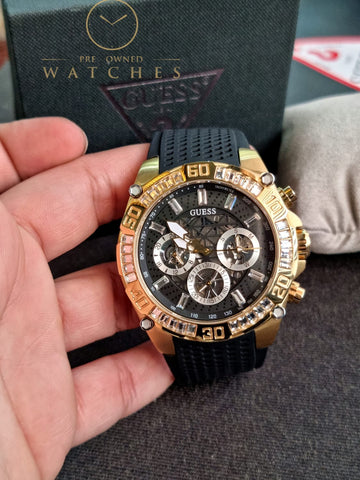 GUESS 46mm Multifunction Stainless Steel Watch GW0333G2